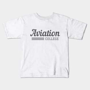 Aviation College Kids T-Shirt